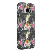 Tropische Getränke mit Tieren Case-Mate Samsung Galaxy Hülle (Rückseite/rechts)