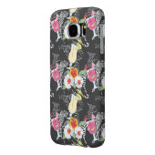 Tropische Getränke mit Tieren Case-Mate Samsung Galaxy Hülle (Rückseite Links)