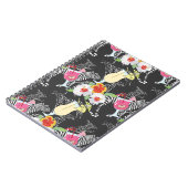 Tropische Getränke mit Tieren Notizblock (Linke Seite)