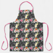 Tropische Getränke mit Tieren Schürze (Vorderseite)