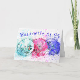 Tropische Getränke-Regenschirme im Wasser 25. Gebu Karte