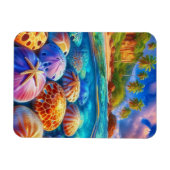 Tropische Gezeitenschätze Magnet (Horizontal)