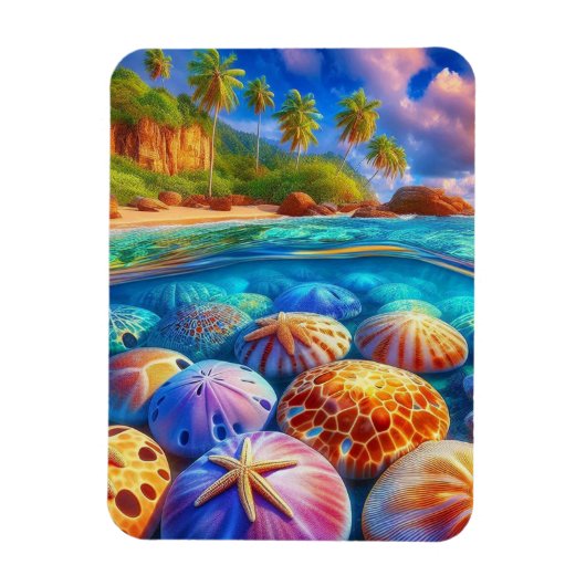 Tropische Gezeitenschätze Magnet (Vertikal)