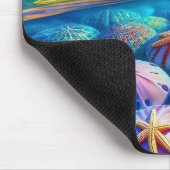 Tropische Gezeitenschätze Mousepad (Ecke)