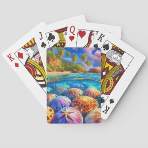 Tropische Gezeitenschätze Spielkarten