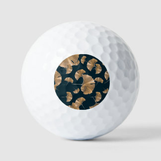 Tropische Ginko-Palmen-Blätter, hawaiianisches Mus Golfball