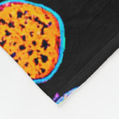 Tropische Glühexplosion Fleecedecke (Ecke)