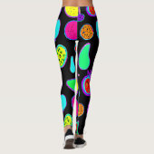Tropische Glühexplosion Leggings (Rückseite)