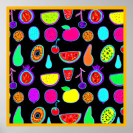 Tropische Glühexplosion Poster