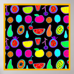 Tropische Glühexplosion Poster