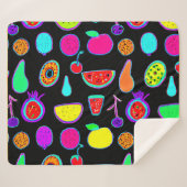 Tropische Glühexplosion Sherpadecke (Vorderseite (Horizontal))