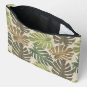Tropische Golden Palm Blätter Zubehörtasche (Offen)