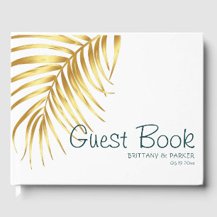 Tropische Goldhochzeit Personalisiert Gästebuch
