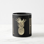 Tropische Goldtopografie von Ananas Tasse (Zentrum)