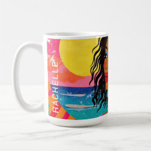 Tropische Göttin - Pop Art Kaffeetasse