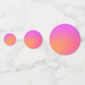 Tropische Gradient Konfetti (Rückseiten)