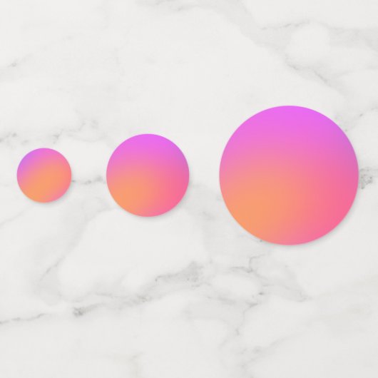 Tropische Gradient Konfetti (Rückseiten)