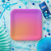 Tropische Gradient Pappteller (Party)