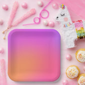 Tropische Gradient Pappteller (Party)