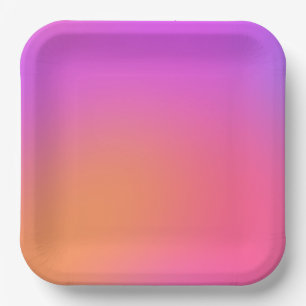 Tropische Gradient Pappteller
