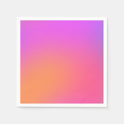 Tropische Gradient Serviette (Vorderseite)