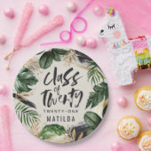 Tropische Graduiertenklasse des 20XX Napkins Pappteller (Party)