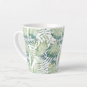 Tropische grüne Blätter Milchtasse (Linke Ecke)