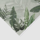 Tropische Grüne Blätter Seidenpapier (Ausschnitt)