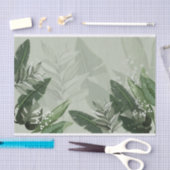 Tropische Grüne Blätter Seidenpapier (Handwerk)