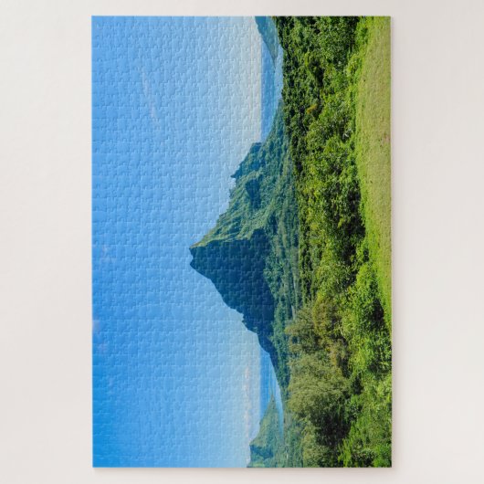 Tropische grüne Moorea Insel im Pazifik Puzzle (Vertikal)