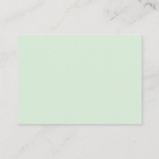 Tropische grüne Windelwanne Kinderdusche Begleitkarte (Rückseite)