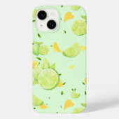 Tropische grüne Zitrusfrüchte SOMMER Orangenlemon Case-Mate iPhone Hülle (Rückseite)