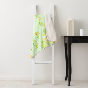 Tropische grüne Zitrusfrüchte SOMMER Orangenlemon Sherpadecke