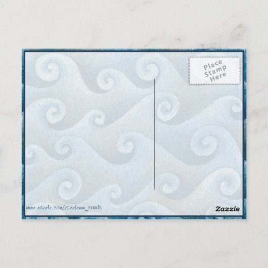 Tropische Grüße - Postkarte (Rückseite)