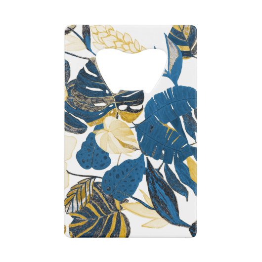 Tropische Hand zeichnen: Kreatives, nahtloses Must Geldbeutel Flaschenöffner (Vorderseite)