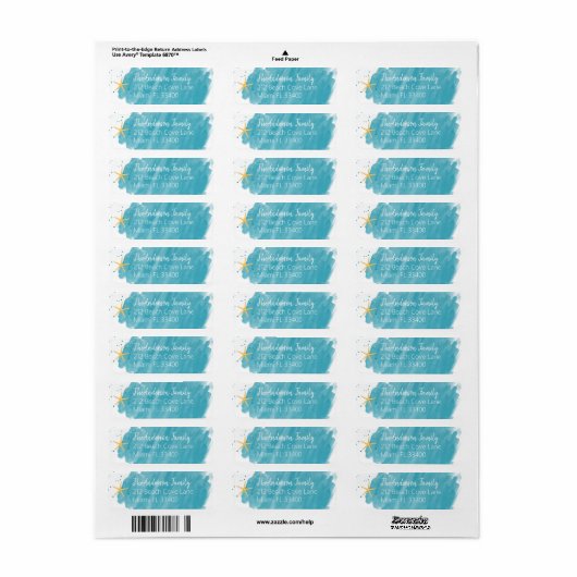 Tropische Handschrift mit Typografie (Vorne)