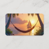 Tropische Hängematte für den Agent Visitenkarte (Vorderseite)