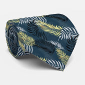 TROPISCHE HAWAIIAN AQUAMARIN BLAUE MENS KRAWATTE (Gerollt)