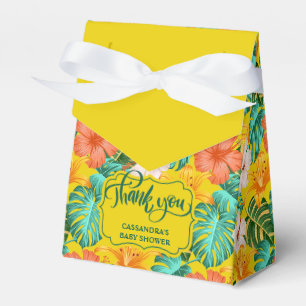 Tropische hawaiianische Aloha-Baby-Shower-Geschenk Geschenkschachtel
