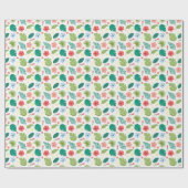 Tropische hawaiianische Blume Geschenkpapier (Flach)