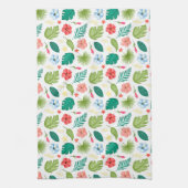 Tropische hawaiianische Blume Geschirrtuch (Vertikal)