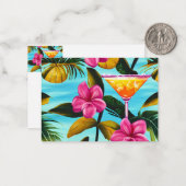 Tropische Hawaiianische Note Card Mitteilungskarte (Vorderseite/Rückseite Beispiel)