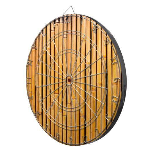 Tropische hawaiische Bambushintergrund-Schablone Dartscheibe (Vorderseite rechts)