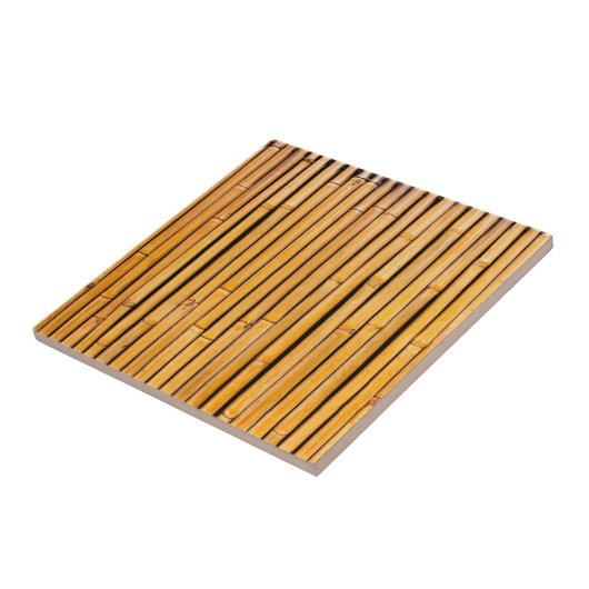 Tropische hawaiische Bambushintergrund-Schablone Fliese (Seite)