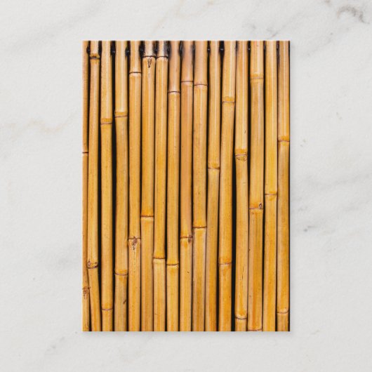 Tropische hawaiische Bambushintergrund-Schablone Visitenkarte (Vorderseite)