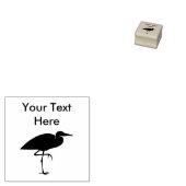 Tropische Heron-Bird-Briefmarke Gummistempel (Stempel)