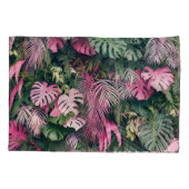 Tropische Hintergrundstrukturen Kissenbezug (Rückseite)