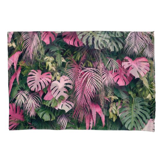 Tropische Hintergrundstrukturen Kissenbezug (Vorderseite)