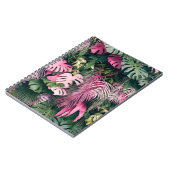 Tropische Hintergrundstrukturen Notizblock (Linke Seite)