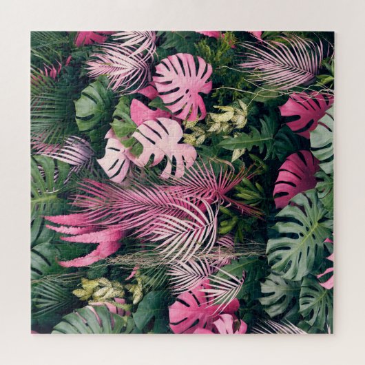 Tropische Hintergrundstrukturen Puzzle (Horizontal)